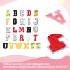QUARKZMAN 2 Pcs Letter A Iron-On Chenille Letters view 3