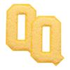 QUARKZMAN 2 Pcs Letter-Q Chenille Iron-On Patches view 1