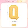 QUARKZMAN 2 Pcs Letter-Q Chenille Iron-On Patches view 2