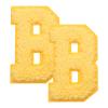 QUARKZMAN 2 Pcs Letter-B Chenille Iron-On Patches view 1