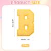 QUARKZMAN 2 Pcs Letter-B Chenille Iron-On Patches view 2