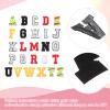 QUARKZMAN 2 Pcs Letter-Z Iron-On Chenille Patches view 3