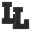QUARKZMAN 2 Pcs Letter L Iron-On Chenille Patches view 1