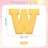 QUARKZMAN 2 Pcs Letter W Iron-On Chenille Patches view 2