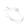 MOBUTOFU 2-Piece Iron Soccer Wall Mount, White view 2