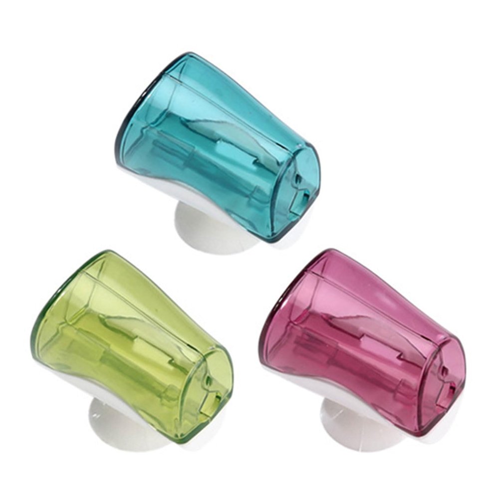 3-Piece Toothbrush Holder with Strong Suction Cups