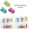 3-Piece Toothbrush Holder with Strong Suction Cups view 2