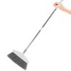 HOOTNEE Broom and Dustpan Set, White, with Sturdy Stainless Steel Handle and Flexible Bristles view 3