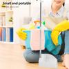 HOOTNEE Broom and Dustpan Set, White, with Sturdy Stainless Steel Handle and Flexible Bristles view 4