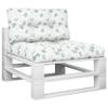 Foknhdi 2-Piece Pallet Cushion Set, Leaf Pattern view 3