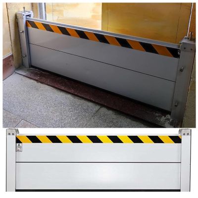 GDHKDDFL Aluminum Flood Barrier for Garage Doors, Basements and Windows, 90 × 80 cm