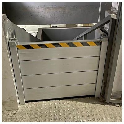 GDHKDDFL Flood Barriers, Water-Resistant Aluminum Panels for Shops, Homes, and Yards, Modular Design (L 125 cm/4.1 ft)