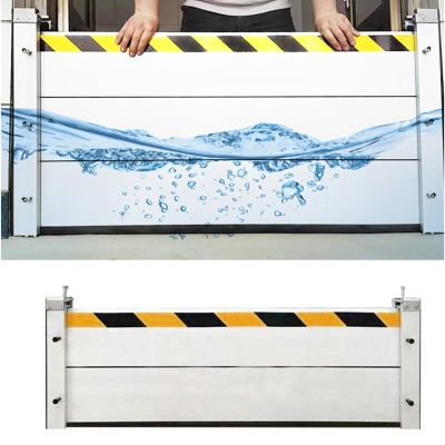 GDHKDDFL Flood Barriers, 2–13 ft, Reusable Sand-Free Water Barriers (1.3 ft/40 cm H, 5 ft/153 cm)