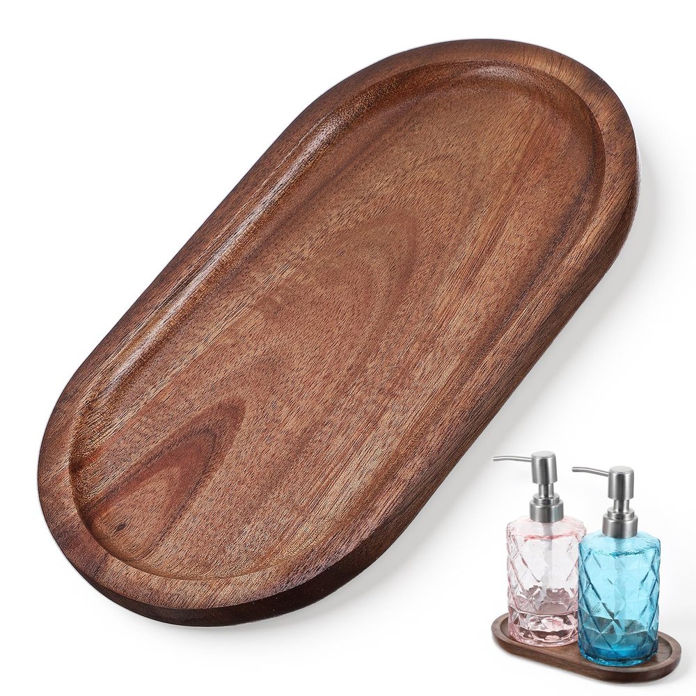 Grevosea Oval Wooden Serving Tray