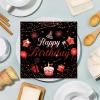 Ovanda Red Birthday Napkins view 3