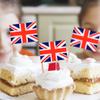 Odoukey Mini British Food Flags Toothpicks, 100 Count view 3