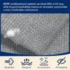 Balcony Privacy Screen 60 x 270 cm HDPE, Wind and UV Protection, Gray view 3