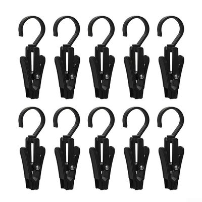 Towel Hooks with 360-Degree Rotating Clip
