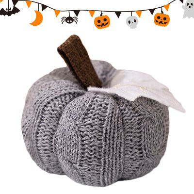 Knitted Pumpkin for Fall Decoration