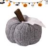 Knitted Pumpkin for Fall Decoration view 1