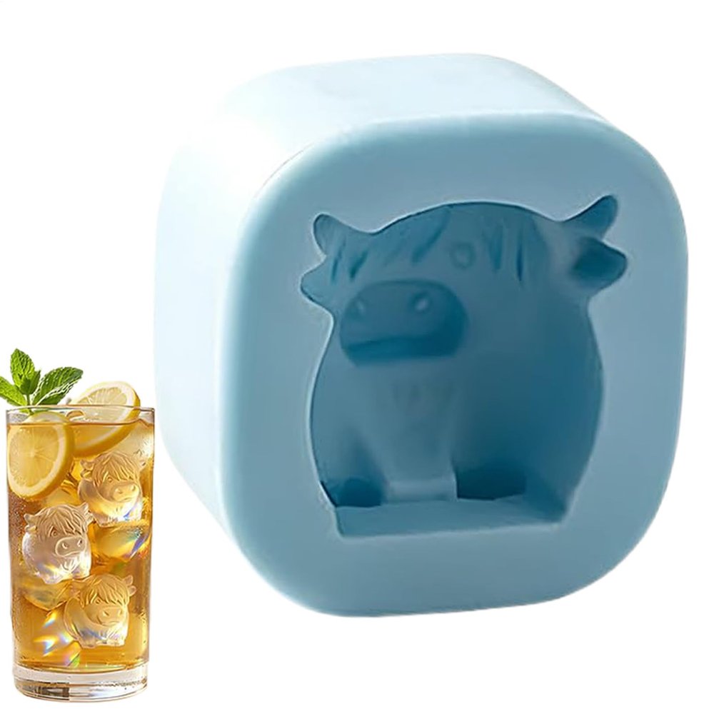 Highland Cow Silicone Ice Cube Mold