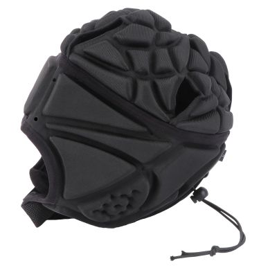 KESYOO Rugby Goalkeeper Helmet Protective Gear, Black Skate Helmet with Ventilation, Pressure Relief, and Non-Slip Fit