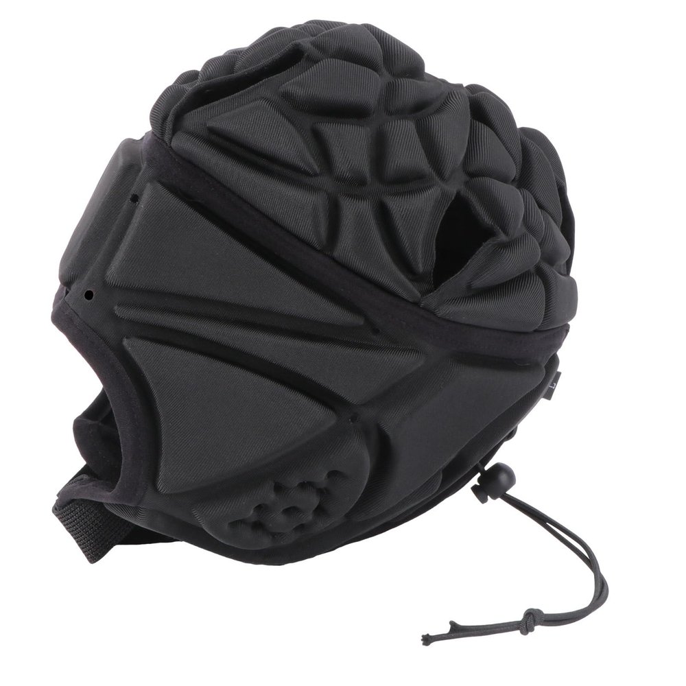 KESYOO Rugby Goalkeeper Helmet Protective Gear, Black Skate Helmet with Ventilation, Pressure Relief, and Non-Slip Fit