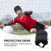 KESYOO Rugby Goalkeeper Helmet Protective Gear, Black Skate Helmet with Ventilation, Pressure Relief, and Non-Slip Fit view 3