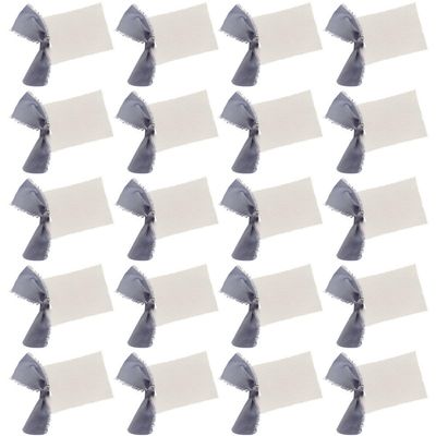 Casiler 20 Blank Table Cards with Ribbon
