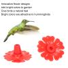 KUIDAMOS Replacement Flowers for Hummingbird Feeders, 30-Piece Set, Yellow and Red view 4