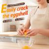 Egg Shell Remover, Easy Egg Cracker Tool (Yellow) view 2