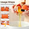 Egg Shell Remover, Easy Egg Cracker Tool (Yellow) view 4