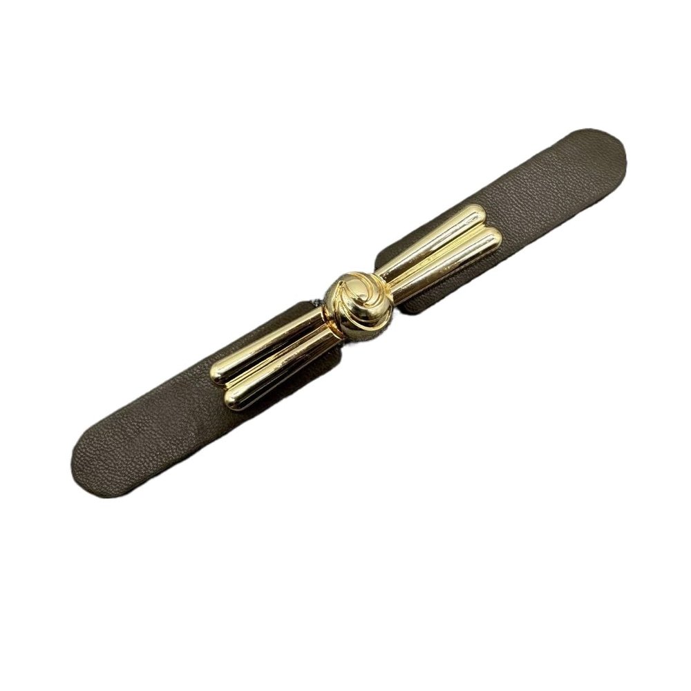 HYQOUKLR PU Leather Toggle Closures for Coats and Jackets, 6-Piece Set, Multicolor (No. 8 Army Green, 14 cm)