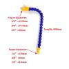 Flexible Plastic Coolant Hose, 1/4 in. BSP Male Thread, 500 mm view 2