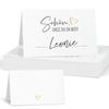50 Pack Place Cards - Glad You're Here with Heart view 1
