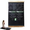 Bilingual Interactive Guided Muslim Prayer Mat, Foldable and Non-Slip, Black, 65 x 110 cm view 1