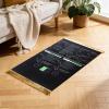 Bilingual Interactive Guided Muslim Prayer Mat, Foldable and Non-Slip, Black, 65 x 110 cm view 3