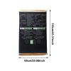 Bilingual Interactive Guided Muslim Prayer Mat, Foldable and Non-Slip, Black, 65 x 110 cm view 4