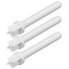 Alomejor Durable White Plastic Bobbins for Crafters, 3 Pack, for Common Sewing Machines view 1