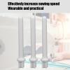 Alomejor Durable White Plastic Bobbins for Crafters, 3 Pack, for Common Sewing Machines view 4