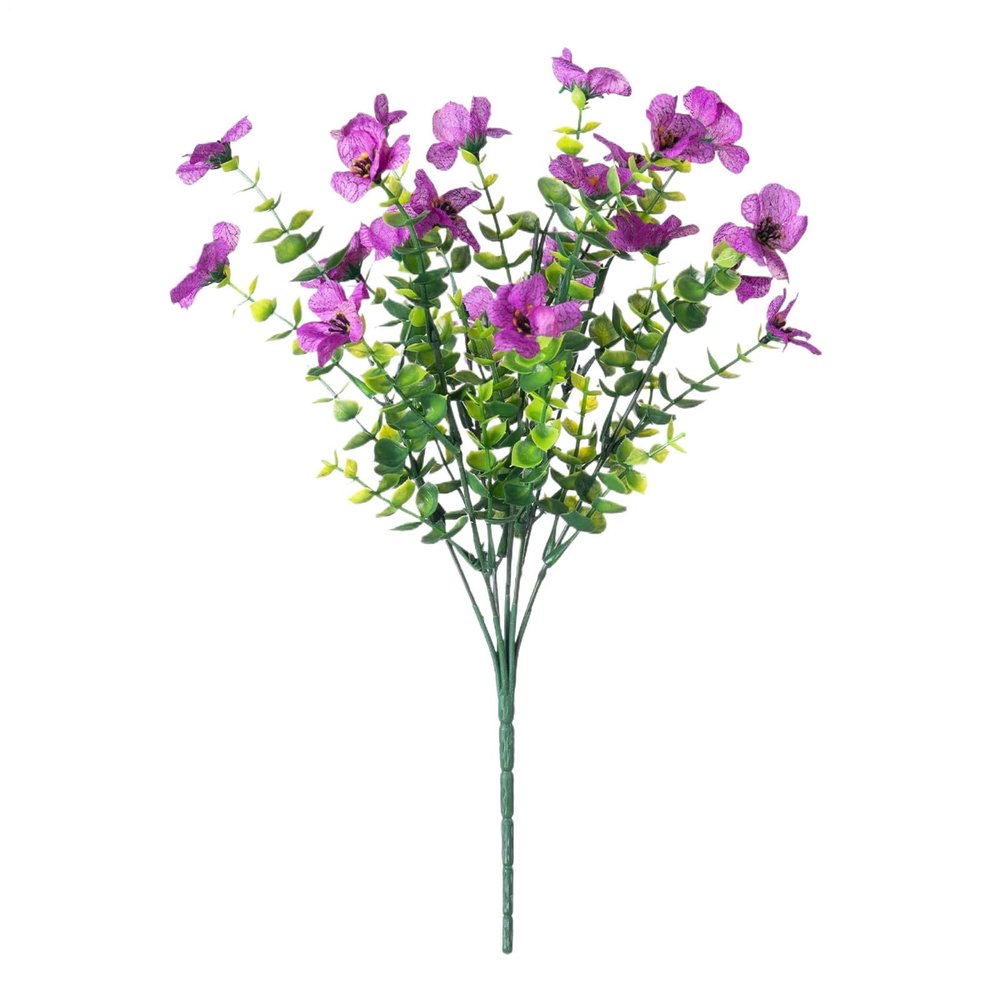 Artificial Silk Violet Flowers - Table Centerpieces