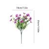 Artificial Silk Violet Flowers - Table Centerpieces view 2