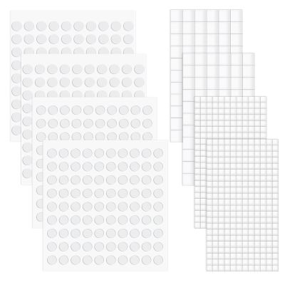 Ajcotahm 8 Sheets 3D Double-Sided Adhesive Dots