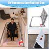 Flush-Mounted Crawl-Space Access Hatch, Adjustable, 48 x 23 in (121.9 x 58.4 cm) view 3