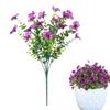 Artificial Flowers - Realistic Purple Silk Decoration for Home view 1