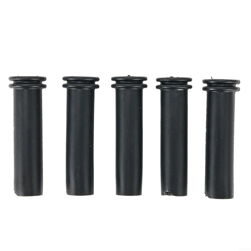 FACAIIO 5-Pack Vacuum Hose Set, Compatible with 694000, 281730, 691040, 3.8 cm Length, 1/4 in ID, 3/8 in OD Small End, Lawn Mower Parts