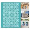 GOMAKERER 2 Sheet Stencil with Tile Pattern view 1