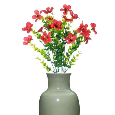 Outdoor Artificial Flowers, Realistic Silk Violets Centerpieces