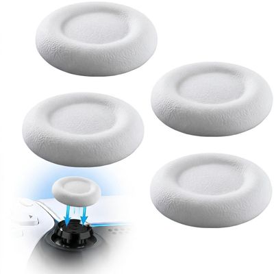 MatoSan Silicone Thumbstick Replacement Caps, 4-Pack, Compatible with PS5, PS4, Xbox Series and 8BitDo Controllers