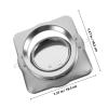 BETOOKY Stainless Steel Backdraft Damper 150 x 150 mm for Kitchen Exhaust, with Quiet Operation and Rain Backflow Protection, for Restaurant Kitchens and Hotels view 2